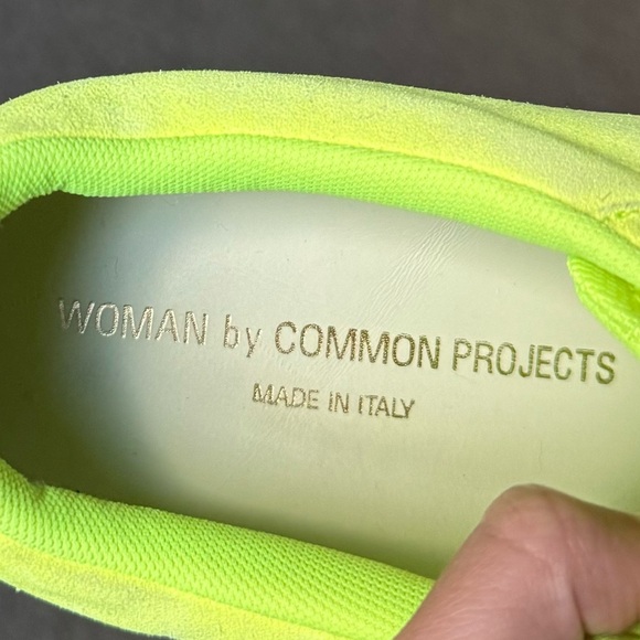 Common Projects Achilles Fluo Suede Sneakers - Picture 10 of 11